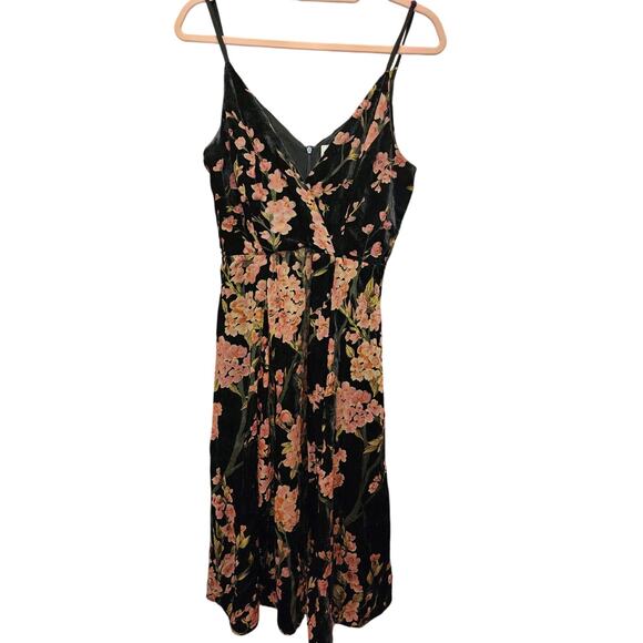 ANTHROPOLOGIE ERI + ALI KORA FLORAL BURNOUT SLIP DRESS Size 6 Sold Out EUC - Picture 4 of 8